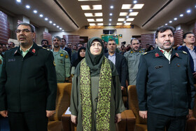 شینا انصاری معاون رئیس جمهور و رئیس سازمان حفاظت محیط زیست کشور در گرامیداشت روز ملی محیط‌بان - مشهد