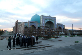 بازدید آیت‌الله اعرافی رئیس حوزه‌های علمیه کشور از آستان مقدس امامزاده سیدصدرالدین اردبیل