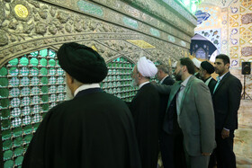 بازدید آیت‌الله اعرافی رئیس حوزه‌های علمیه کشور از آستان مقدس امامزاده سیدصدرالدین اردبیل