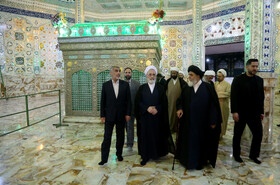 بازدید آیت‌الله اعرافی رئیس حوزه‌های علمیه کشور از آستان مقدس امامزاده سیدصدرالدین اردبیل