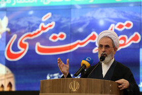 سخنرانی آیت‌الله علیرضا اعرافی رئیس حوزه‌های علمیه کشور در همایش مقاومت‌سسی در اردبیل