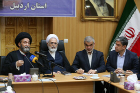 سخنرانی آیت‌الله سیدحسن عاملی نماینده ولی‌فقیه در استان و امام‌جمعه اردبیل در نشست با مدیران علمی و فرهنگی استان اردبیل