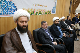 نشست مدیران علمی و فرهنگی استان اردبیل با آیت‌الله علیرضا اعرافی رئیس حوزه‌های علمیه کشور