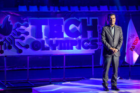 حسین افشین، معاون علمی و فناوری رییس جمهور در اختتامیه المپیک فناوری ۲۰۲۵