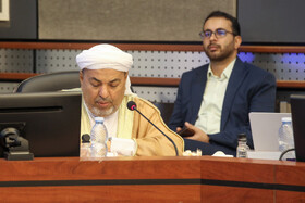 شیخ یعقوب شمس، امام جمعه اهل سنت جزیره کیش در نشست صمیمانه وزیر اقتصاد با سرمایه گذاران جزیره کیش