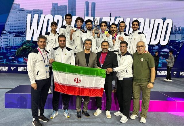 تیم ملی تکواندوی مردان ایران نایب قهرمان جهان شد تیم ملی تکواندوی مردان ایران نایب قهرمان جهان شد