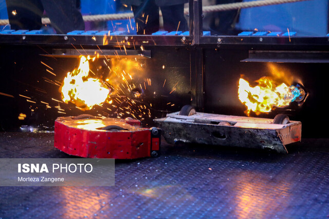 آغاز رقابت فینال ربات های جنگجو برای کسب قهرمانی