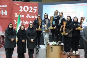 ۹ مدال؛ حاصل تلاش دختران خوزستانی در مسابقات وزنه‌برداری جوانان کشور