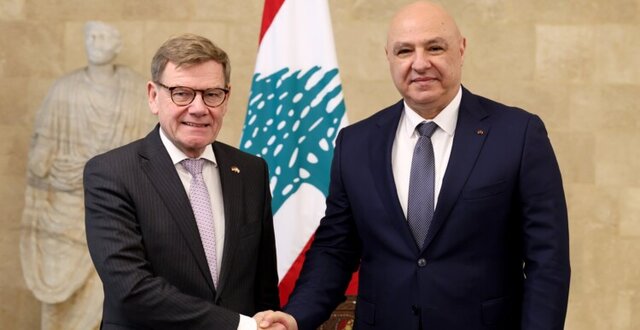 عون خواستار فشار آلمان بر رژیم صهیونیستی شد عون خواستار فشار آلمان بر رژیم صهیونیستی شد