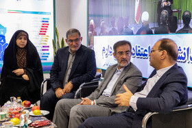 علی منتظری، رئیس جهاددانشگاهی در نمایشگاه دستاوردهای شاخص علمی و فناورانه جهاددانشگاهی