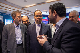 علی منتظری، رئیس جهاددانشگاهی در نمایشگاه دستاوردهای شاخص علمی و فناورانه جهاددانشگاهی