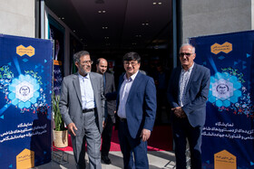 علی منتظری، رئیس جهاددانشگاهی در نمایشگاه دستاوردهای شاخص علمی و فناورانه جهاددانشگاهی