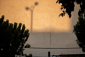 اثرات فرونشست در خیابان آل‌خجند اصفهان