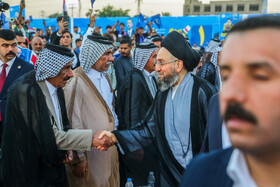 سید عمار حکیم، رهبر جریان حکمت ملی عراق و رهبر چارچوب احزاب شیعی عراق - نجف