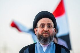 سید عمار حکیم، رهبر جریان حکمت ملی عراق و رهبر چارچوب احزاب شیعی عراق - نجف