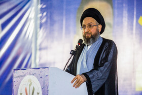 سخنرانی سید عمار حکیم، رهبر جریان حکمت ملی عراق و رهبر چارچوب احزاب شیعی عراق - نجف