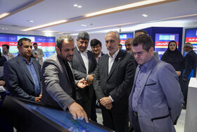 بازدید سیدحمید پورمحمدی، معاون رئیس جمهور و رئیس سازمان برنامه و بودجه از نمایشگاه دستاوردهای علمی و فناورانه جهاد دانشگاهی