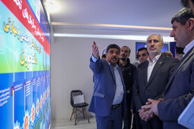 بازدید سیدحمید پورمحمدی، معاون رئیس جمهور و رئیس سازمان برنامه و بودجه از نمایشگاه دستاوردهای علمی و فناورانه جهاد دانشگاهی