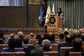 سخنرانی فرشته امینی، رییس کمیسیون توسعه‌ صادرات و مدیریت واردات در آیین تجلیل از صادرکنندگان نمونه استان اصفهان