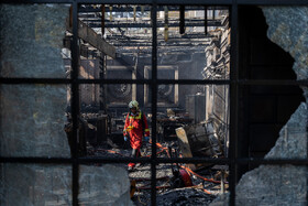 آتش‌سوزی یک رستوران در شهرک غرب