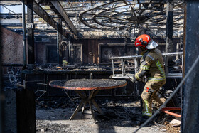 آتش‌سوزی یک رستوران در شهرک غرب