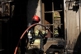 آتش‌سوزی یک رستوران در شهرک غرب