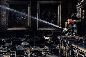 آتش‌سوزی یک رستوران در شهرک غرب
