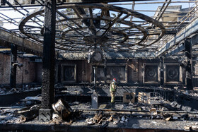 آتش‌سوزی یک رستوران در شهرک غرب