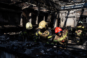 آتش‌سوزی یک رستوران در شهرک غرب