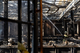 آتش‌سوزی یک رستوران در شهرک غرب