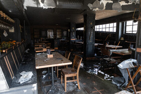 آتش‌سوزی یک رستوران در شهرک غرب