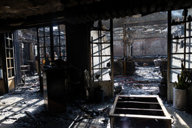 آتش‌سوزی یک رستوران در شهرک غرب