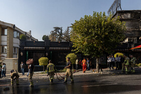 آتش‌سوزی یک رستوران در شهرک غرب