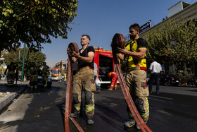 آتش‌سوزی یک رستوران در شهرک غرب