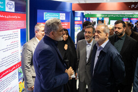 بازدید مسعود پزشکیان، رئیس جمهور از نمایشگاه دستاوردهای علمی و فناورانه جهاد دانشگاهی