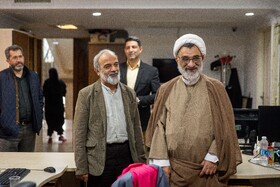 بازدید حجت الاسلام عبدالحسین خسروپناه، دبیر شورای عالی انقلاب فرهنگی از ایسنا