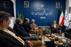 بازدید حجت الاسلام عبدالحسین خسروپناه، دبیر شورای عالی انقلاب فرهنگی از ایسنا