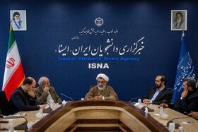 بازدید حجت الاسلام عبدالحسین خسروپناه، دبیر شورای عالی انقلاب فرهنگی از ایسنا