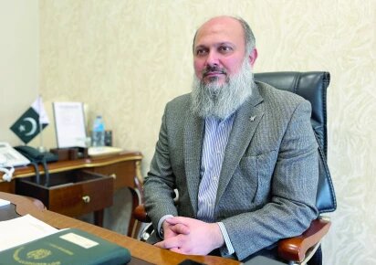 دیدار سفیر ایران و وزیر بازرگانی پاکستان