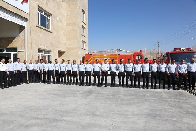 شمار ایستگاه‌های آتش‌نشانی شهر صدرا افزایش یافت