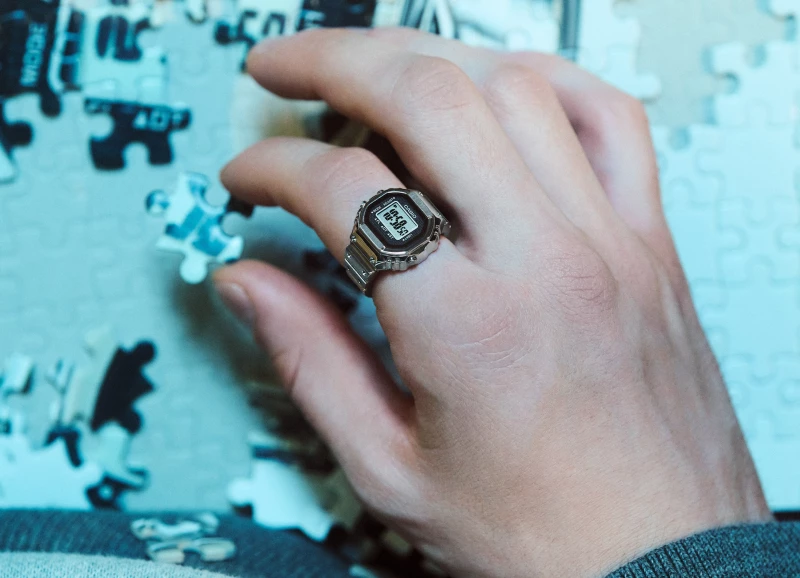 ساعت جدید کاسیو روی یک انگشت جا میشود