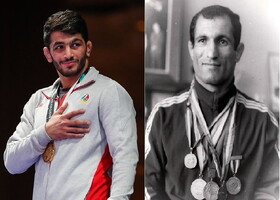 یزدانی و موحد کبیر در میان غول‌های کشتی آزاد جهان