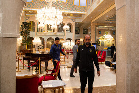 نشست خبری سرمربیان تیم‌های فوتبال سپاهان ایران و آخال ترکمنستان