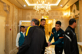 نشست خبری سرمربیان تیم‌های فوتبال سپاهان ایران و آخال ترکمنستان