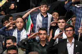 دیدار هزاران نفر از دانش‌آموزان و دانشجویان با رهبر انقلاب