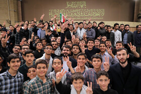 دیدار هزاران نفر از دانش‌آموزان و دانشجویان با رهبر انقلاب