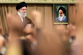 دیدار هزاران نفر از دانش‌آموزان و دانشجویان با رهبر انقلاب