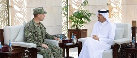 دیدار فرمانده سنتکام با مقامات قطر