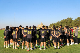 تمرین تیم فوتبال سپاهان پیش دیدار با آخال ترکمنستان