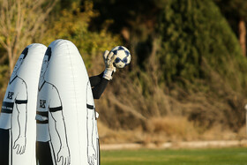 تمرین تیم فوتبال سپاهان پیش دیدار با آخال ترکمنستان